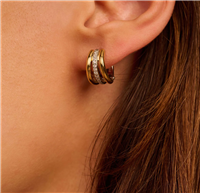 Orecchini Ti Sento Milano Donna in Argento Zircone 78010ZY - 78010ZY